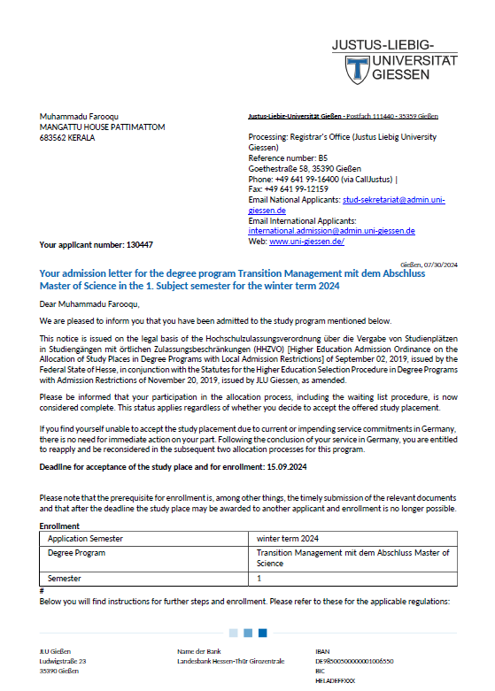 Muhammadu Farooqu certificate